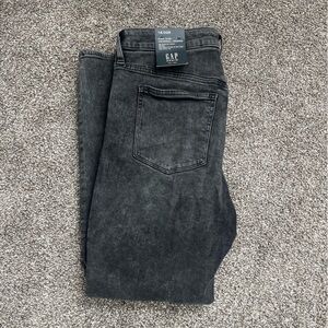 NWT Gap Denim High-Rise Universal Leggings in Grey Love, 16/33 Regular